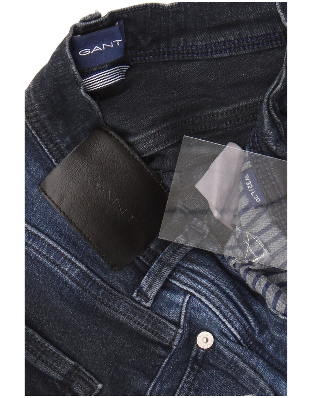 Ανδρικό τζιν GANT Slim W32 L30 Navy Blue Cotton