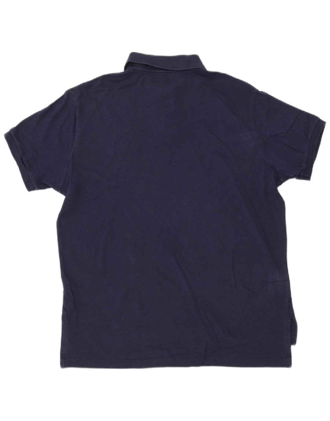 POLO RALPH LAUREN Ανδρικό πουκάμισο πόλο με προσαρμοσμένη εφαρμογή μεγάλο μπλε ναυτικό βαμβακερό