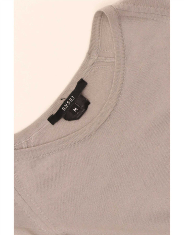 Γυναικείο πουλόβερ Gucci Boat Neck Jumper UK 12 Medium Grey Wool