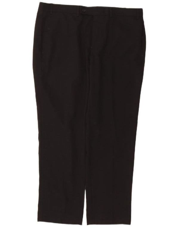 RALPH LAUREN Ανδρικό ίσιο παντελόνι W38 L30 Μαύρο πολυεστέρα