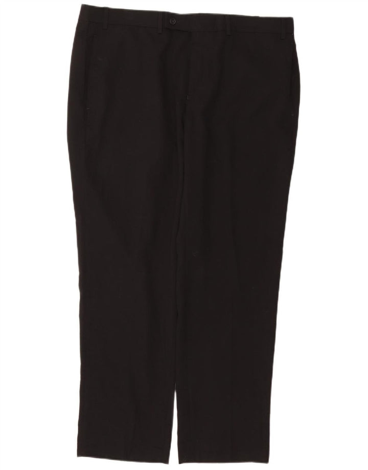 RALPH LAUREN Ανδρικό ίσιο παντελόνι W38 L30 Μαύρο πολυεστέρα