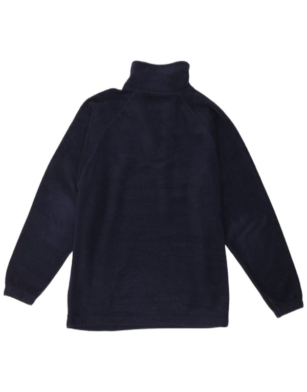 Kappa Ανδρικό φερμουάρ Fleece Jumper Μικρό Navy Blue Polyester