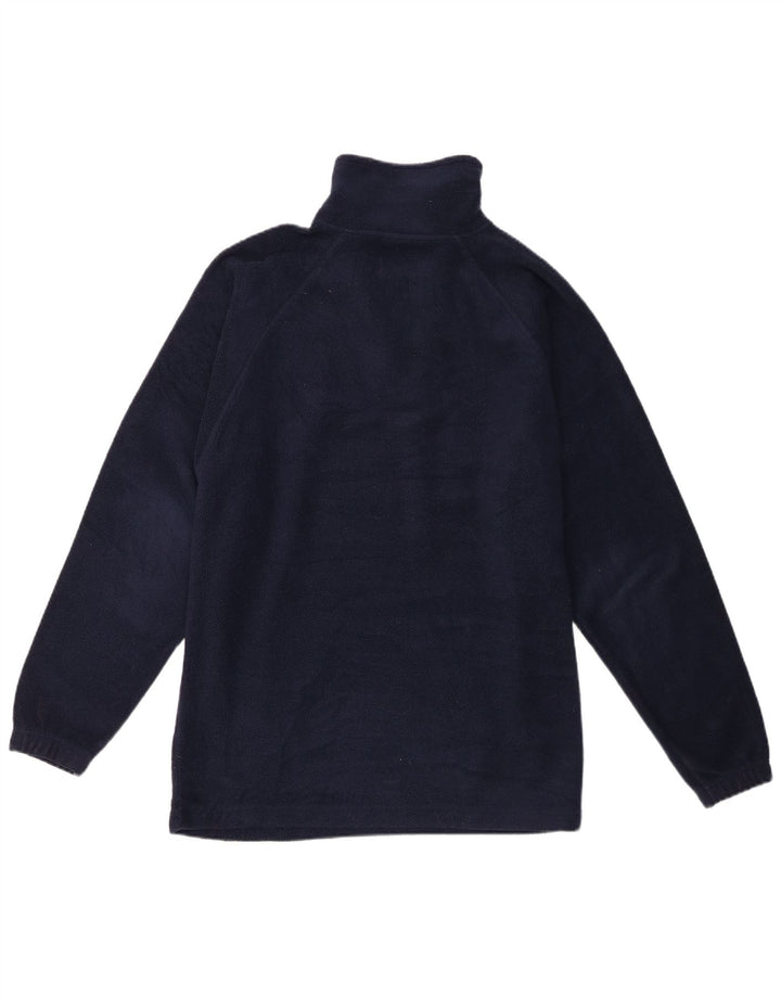 Kappa Ανδρικό φερμουάρ Fleece Jumper Μικρό Navy Blue Polyester