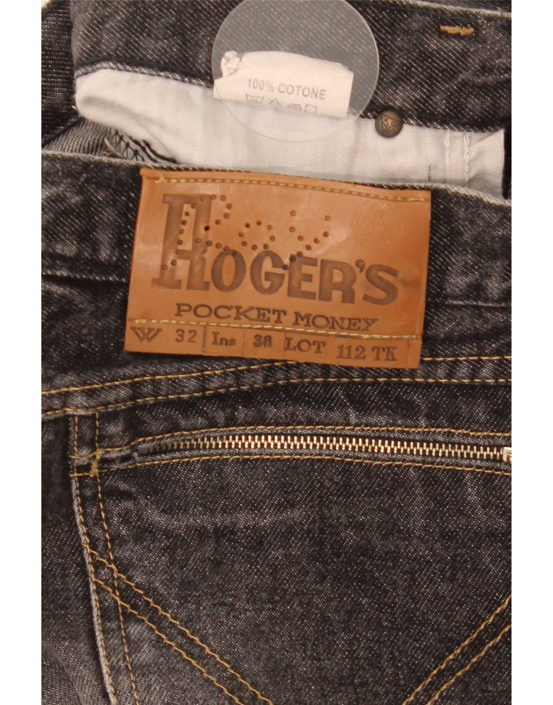 Ανδρικό τζιν ίσιο Roy Rogers W32 L35 Γκρι βαμβακερό