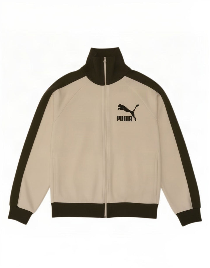 Ανδρική φόρμα φόρμας Puma με γραφικές φόρμες Top Jacket Large White Colourblock Polyester