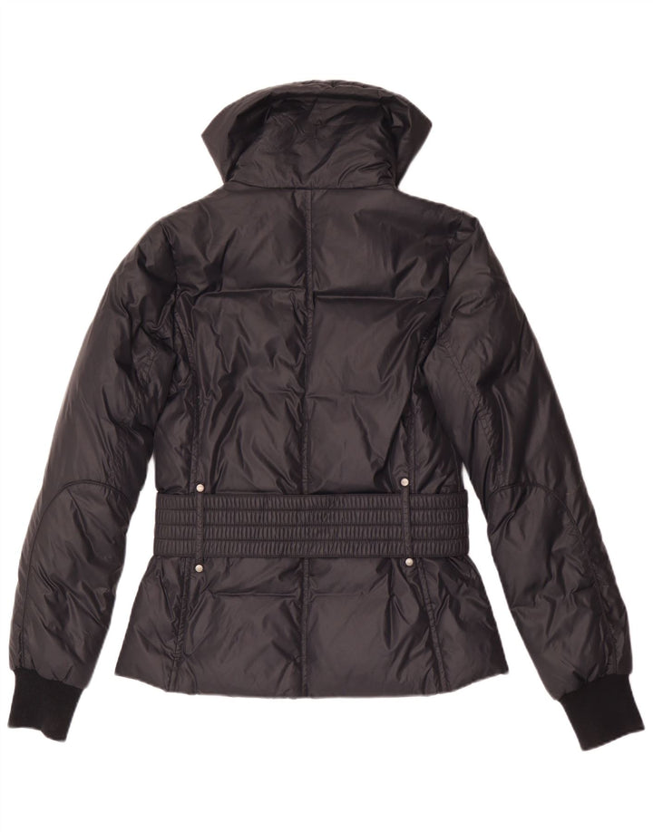 Sisley Γυναικείο μπουφάν με επένδυση IT 40 Small Black Polyamide