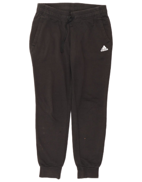 Γυναικεία αθλητική φόρμα Adidas Παντελόνι Joggers UK 8/10 Μικρό μαύρο βαμβακερό