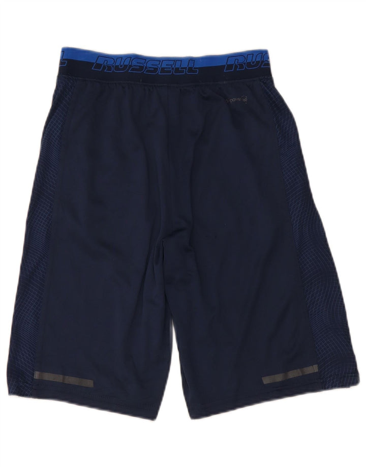 RUSSELL ATHLETIC Αγόρια Dri-Power αθλητικά σορτς 14-15 ετών XL Navy Blue
