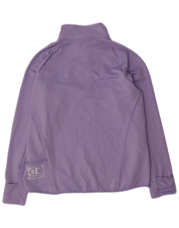 Champion γυναικεία φόρμα πουλόβερ με φερμουάρ Top UK 16 Large Purple
