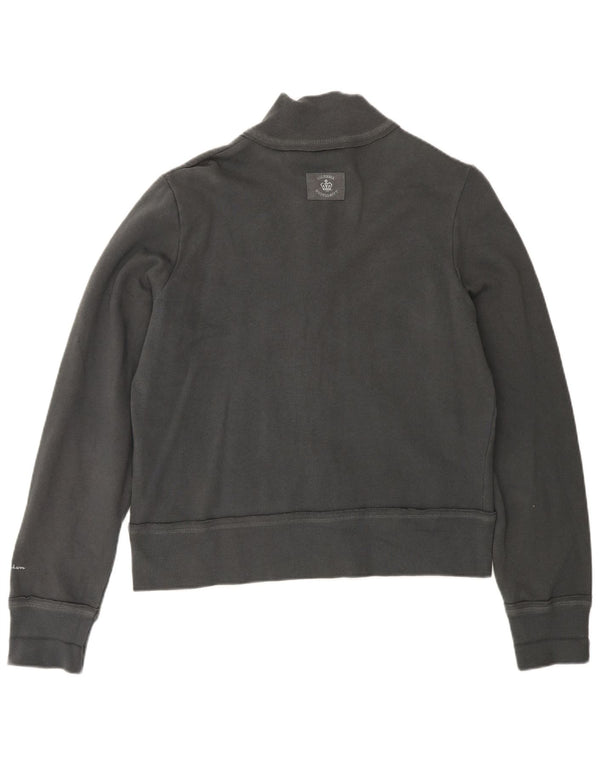 Champion Womens Columbia University Tracksuit Top Jacket UK 16 Large Grey