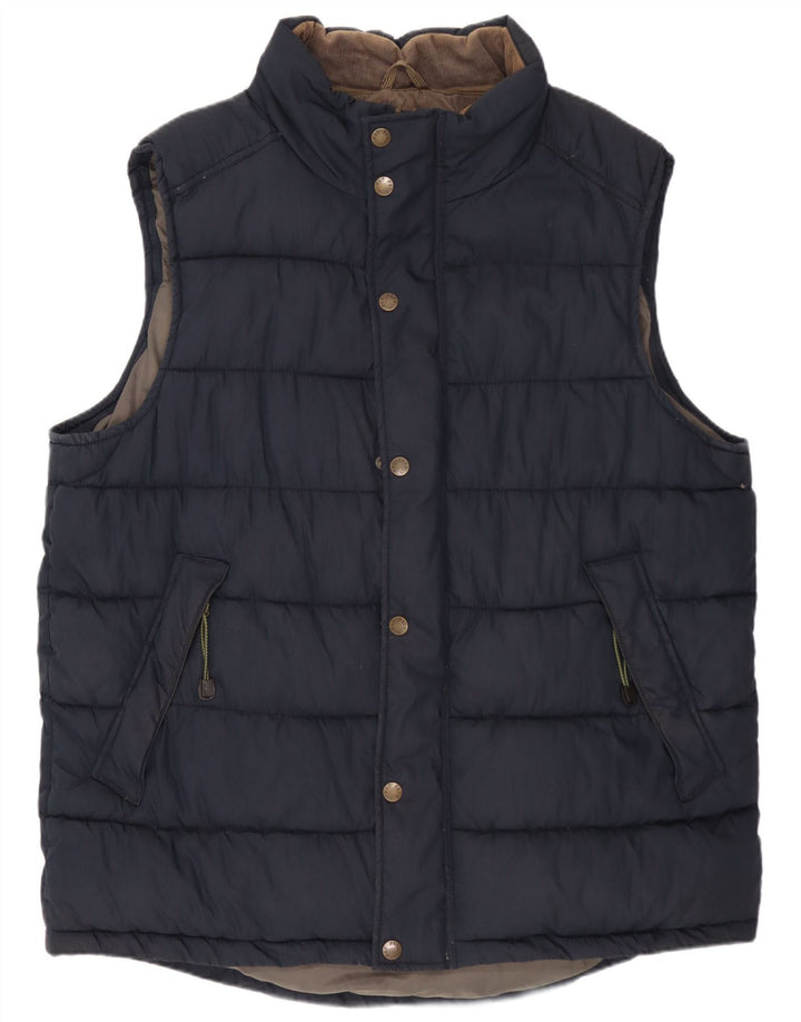 FAT FACE Ανδρικό padded Gilet UK 42 XL Navy Blue Polyester