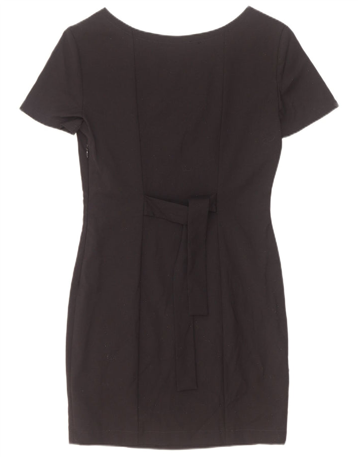 Stefanel Γυναικείο φόρεμα με θήκη IT 42 Medium Black New Wool