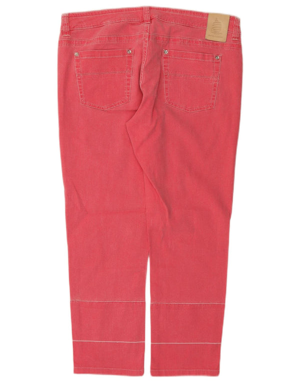 Marina Yachting Γυναικεία Cropped Jeans W32 L24 Pink Cotton