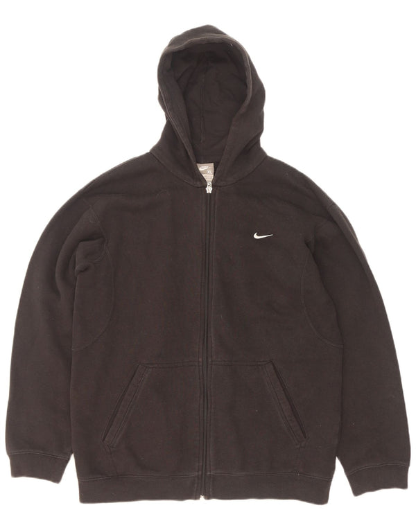 Πουλόβερ Nike Boys Zip Hoodie 13-14 Years XL Μαύρο βαμβακερό