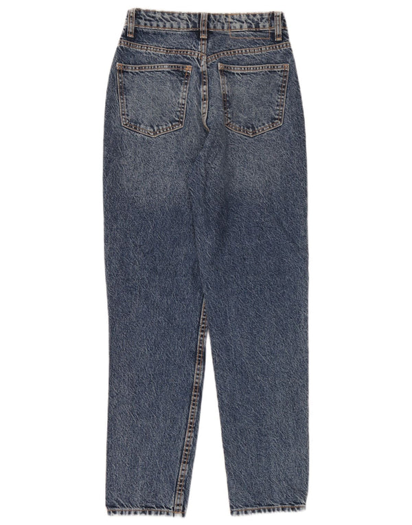 Zara Γυναικείο Tapered Jeans EU 34 2XS W24 L28 Blue Cotton