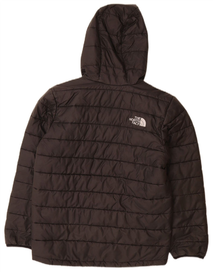 The North Face Boys Hooded Jacket padded 9-10 Years Medium Black Polyester
