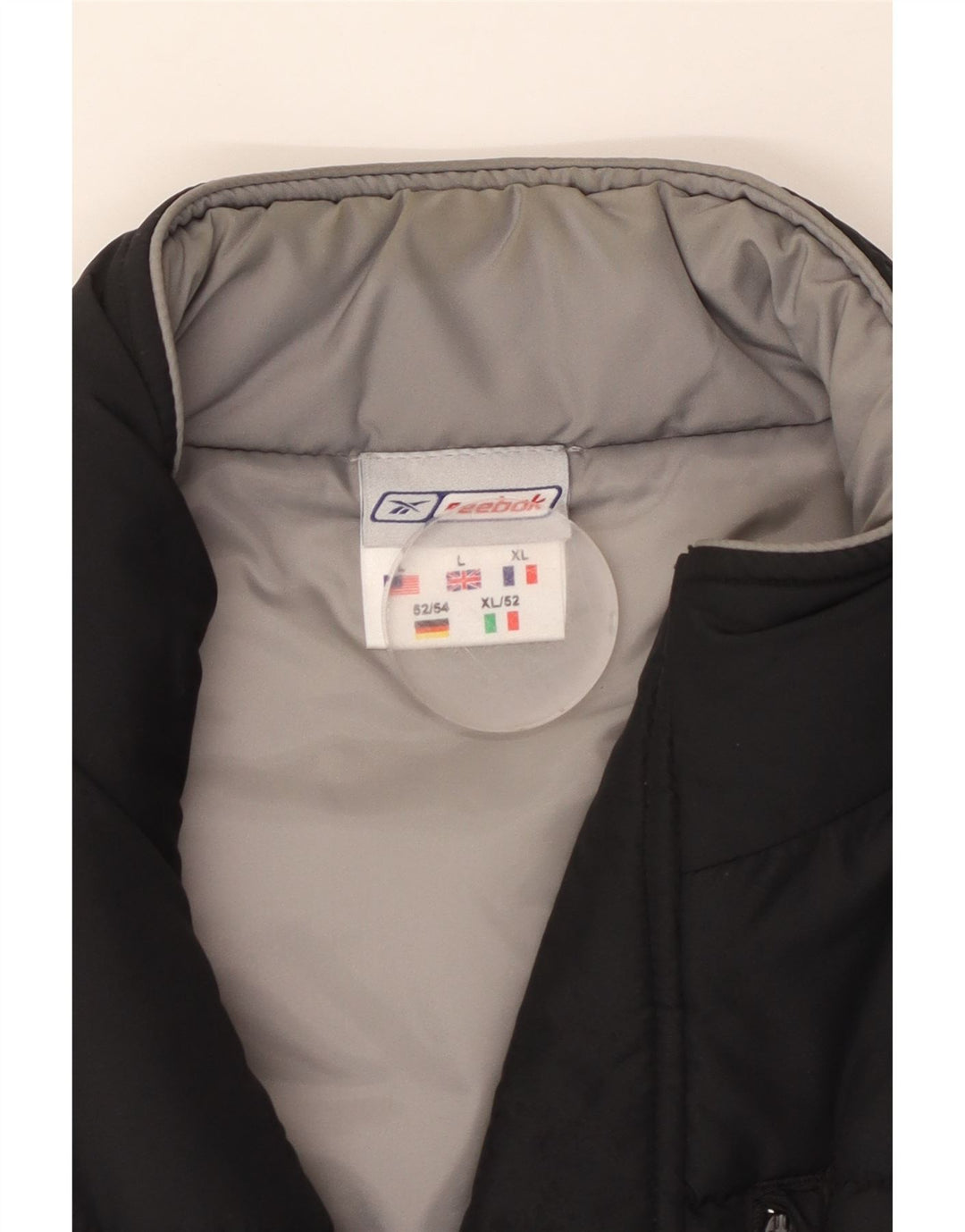 REEBOK Ανδρικά padded Gilet UK 40 Large Black Polyester