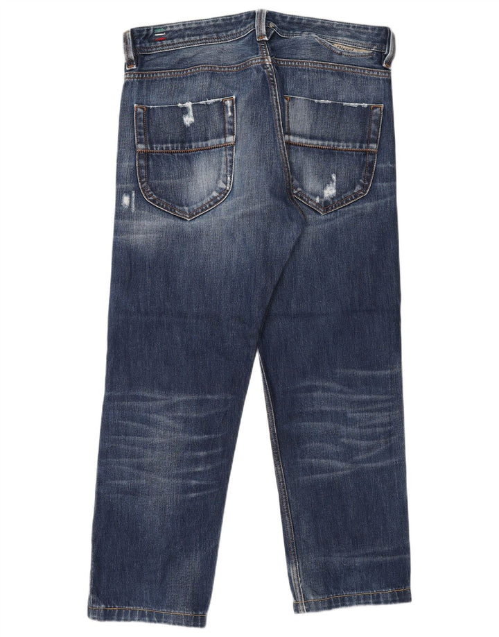 Ανδρικό τζιν DIESEL Heeven Distressed Straight W32 L27 Μπλε βαμβακερό
