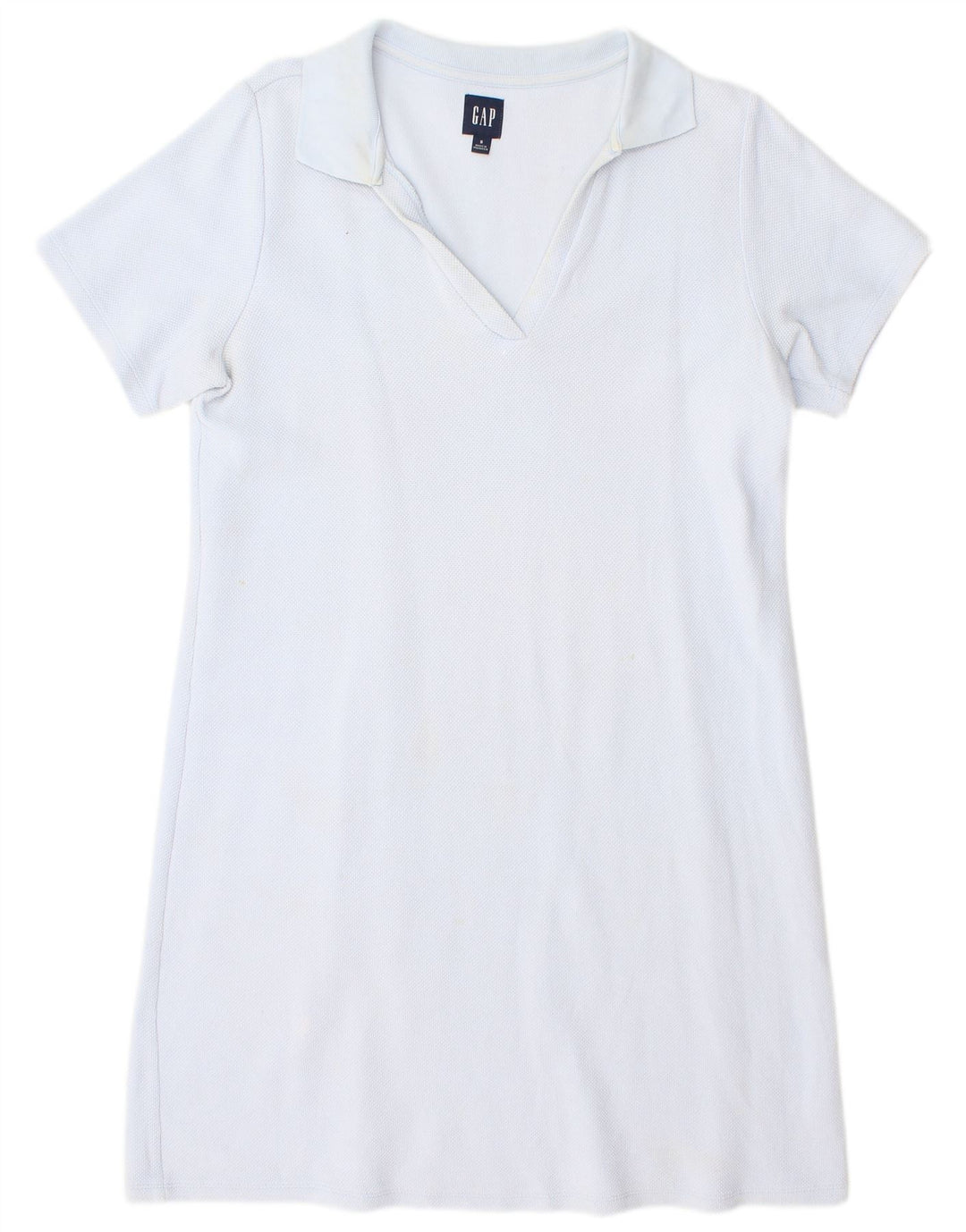 Gap Γυναικείο Oversized Polo φόρεμα UK 10 Small Blue βαμβακερό