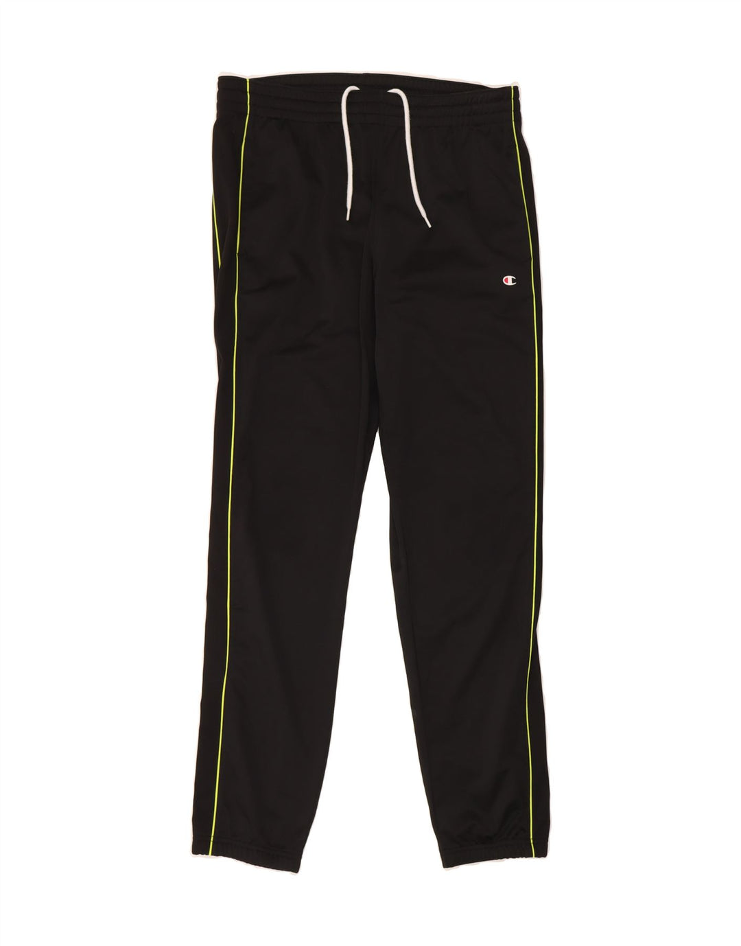 CHAMPION Mens Tracksuit Trousers Joggers Small  Black Polyester Vintage Champion and Second-Hand Champion from Messina Hembry 