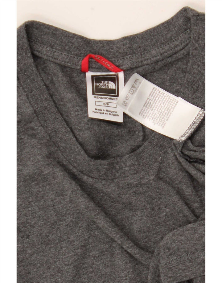 Ανδρικό T-Shirt North Face Top Small Grey Cotton