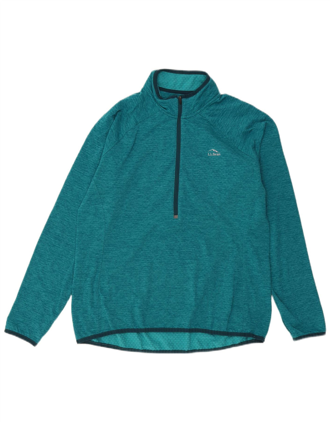 Γυναικεία φόρμα πουλόβερ με φερμουάρ L.L.Bean Top UK 16 Large Green Polyester