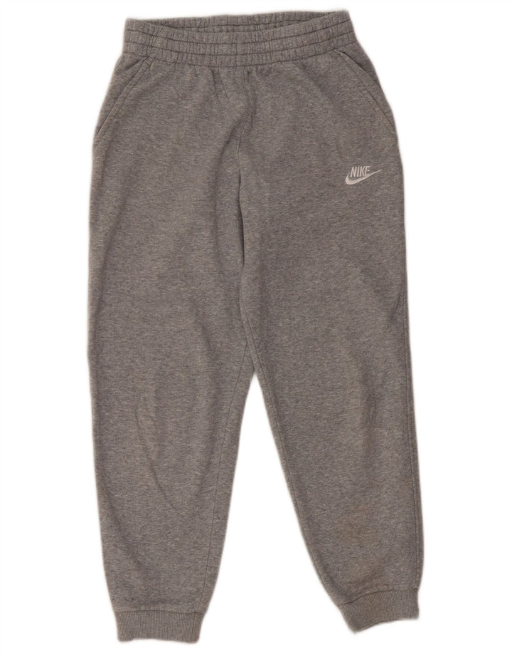 NIKE Boys αθλητική φόρμα παντελόνι Joggers 12-13 ετών Μεγάλο γκρι βαμβάκι