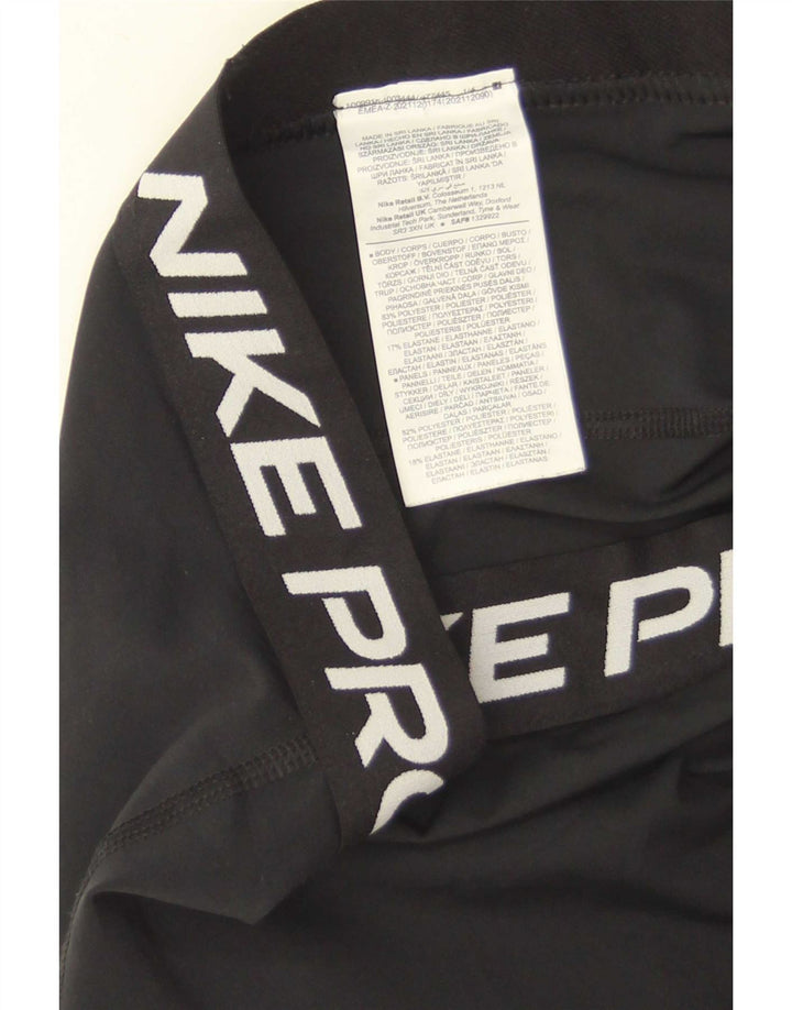 Γυναικεία γραφικά κολάν Nike UK 14 Large Black Polyester