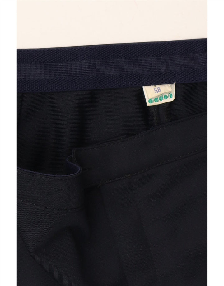 DIADORA Mens Chino Shorts IT 48 Medium W38 Navy Blue Polyester Vintage Diadora and Second-Hand Diadora from Messina Hembry 