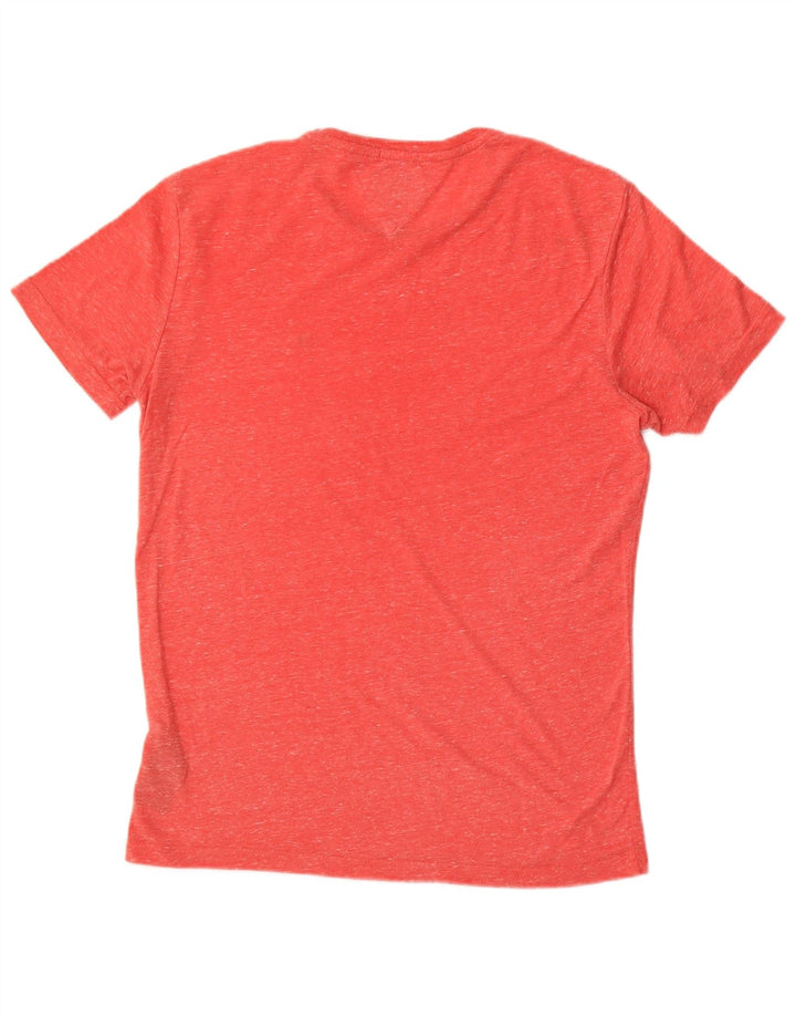 Ανδρικό T-Shirt Tommy Hilfiger Τοπ μεσαίου κόκκινου πολυεστέρα