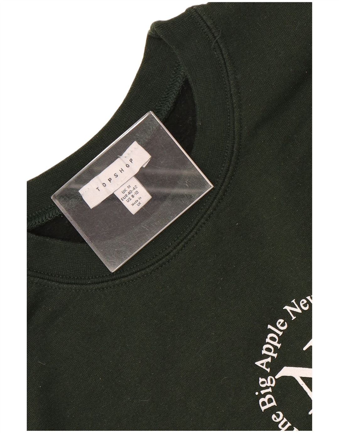 Γυναικείο Φούτερ με γραφικά Topshop Jumper UK 14 Medium Green