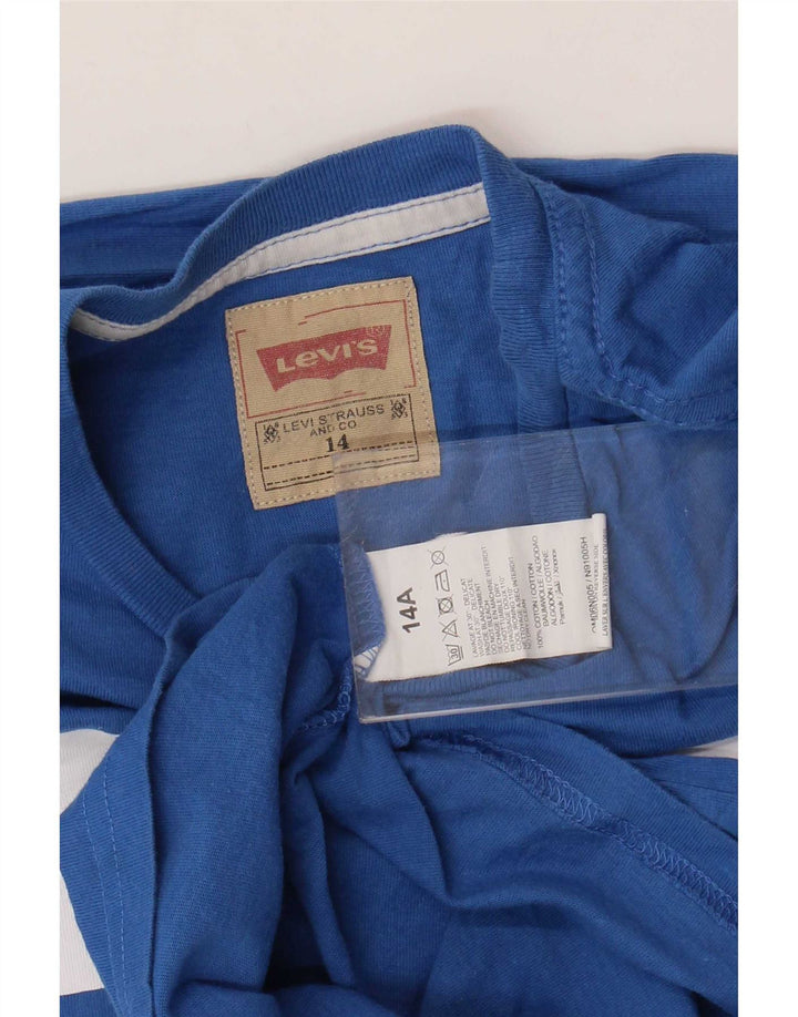 Levi's Boys Graphic Top Μακρυμάνικο 13-14 ετών Μπλε Βαμβακερό
