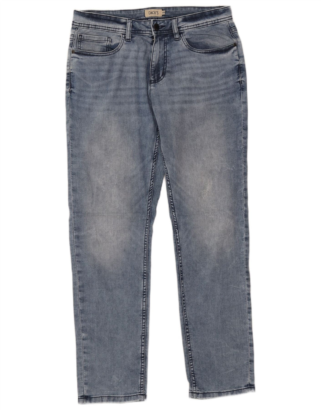 Dack's γυναικείο τζιν κωνικό IT 48 XL W34 L32 Μπλε βαμβακερό