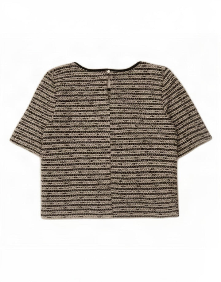 Γυναικεία μπλούζα Oasis Oversized Top UK 10 Small Black ριγέ βαμβακερά