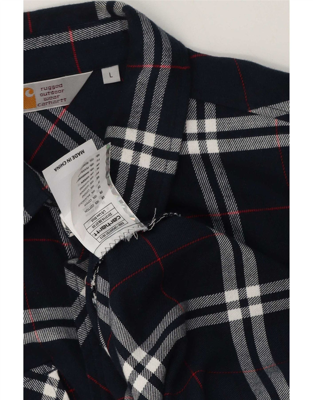 Ανδρικό φανελένιο πουκάμισο Carhartt, μεγάλο μπλε ναυτικό, βαμβακερό