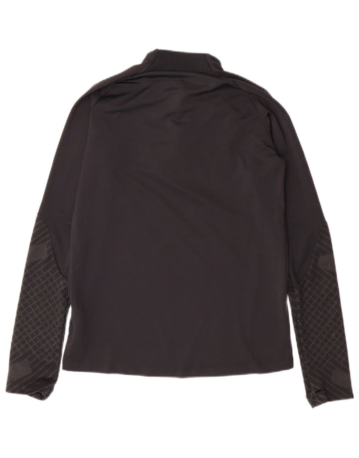 NIKE Boys Dri Fit Slim Fit πουλόβερ αθλητική φόρμα 12-13 ετών Large Μαύρο