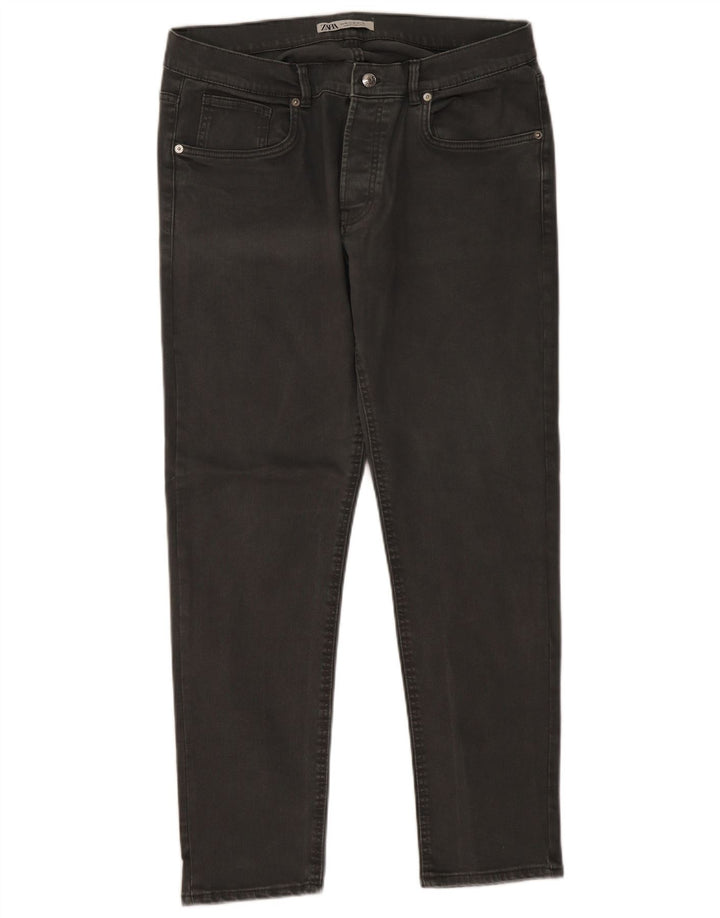 Zara Ανδρικό Slim Jeans EU 46 XL W36 L30 Γκρι