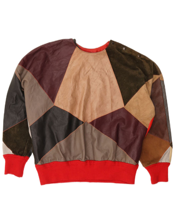 Vintage γυναικείο φούτερ μεγάλου μεγέθους Jumper UK 18 XL Πολύχρωμο συνονθύλευμα