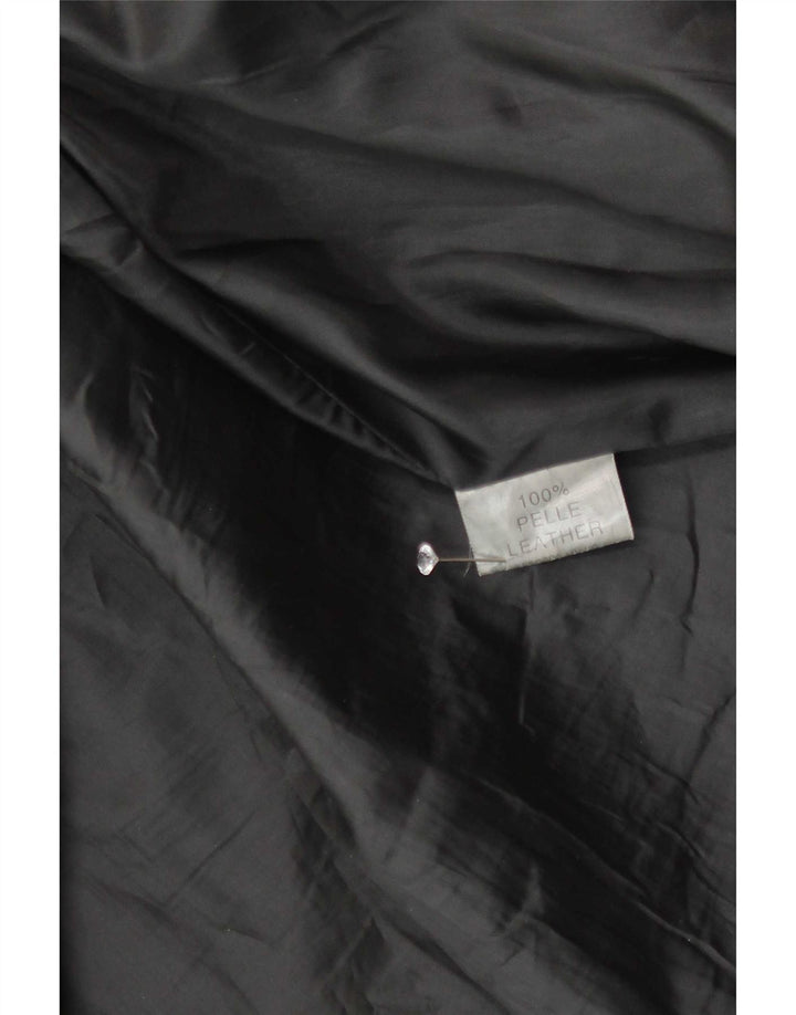 Ανδρικό Δερμάτινο Μπουφάν Suprema UK 38 Medium Black