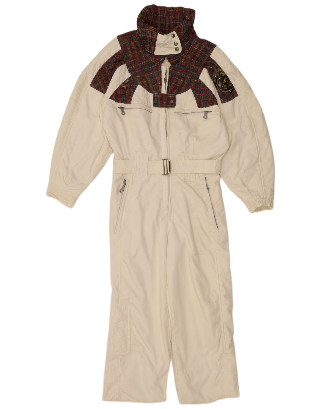 Γυναικεία φόρμα σκι CHERVO IT 42 Medium White Check Polyamide