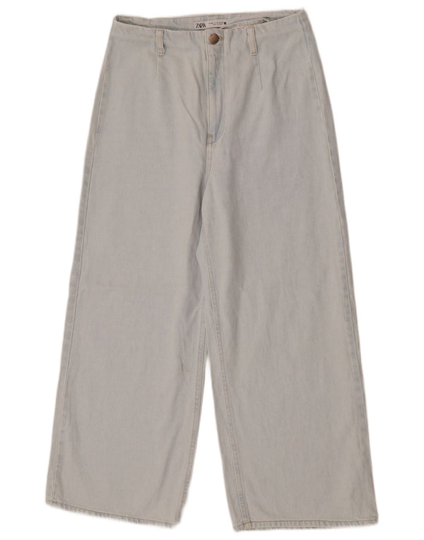 Zara Γυναικείο Wide Leg Jeans EU 40 Medium W30 L26 Blue