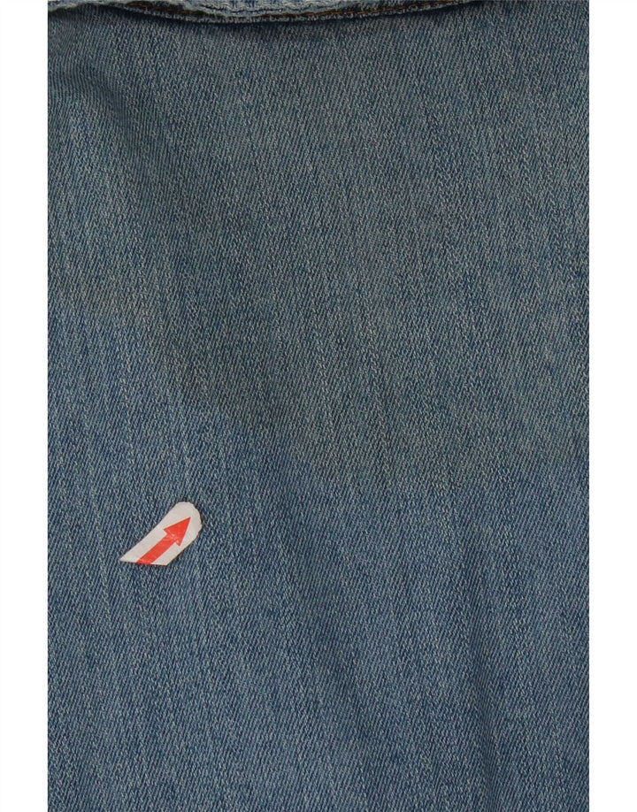 Levi's γυναικείο τζιν μπλέιζερ τζιν μπουφάν UK 16 μεγάλο βαμβακερό