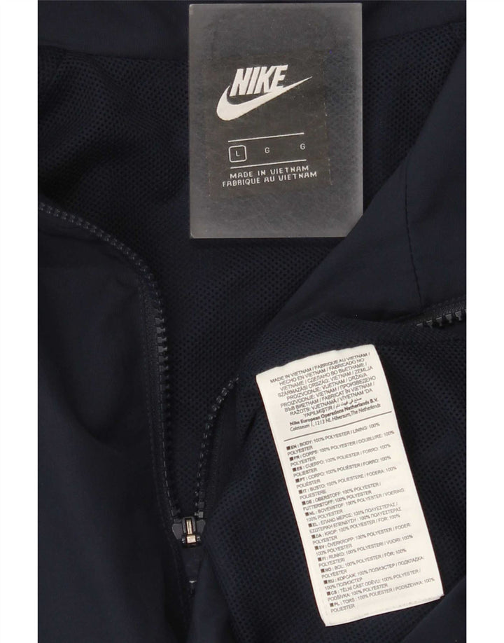 Ανδρική αθλητική φόρμα Nike, Μπουφάν με μεγάλο μπλε ναυτικό πολυεστέρα Sports