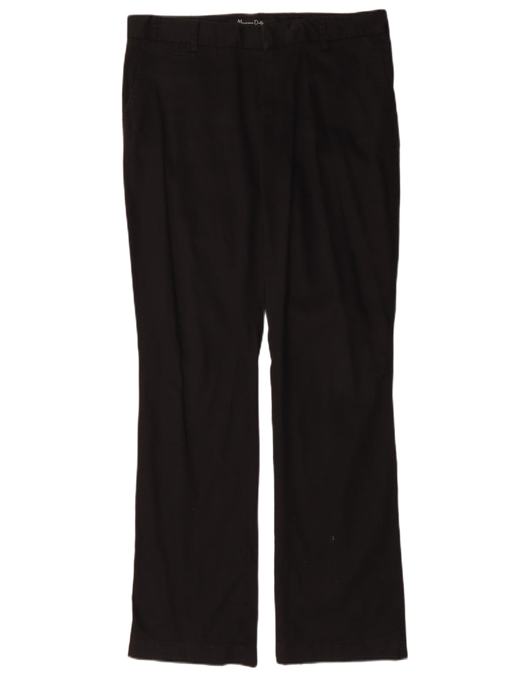 Massimo Dutti Γυναικείο παντελόνι Chino Bootcut W34 L32 Μαύρο βαμβακερό