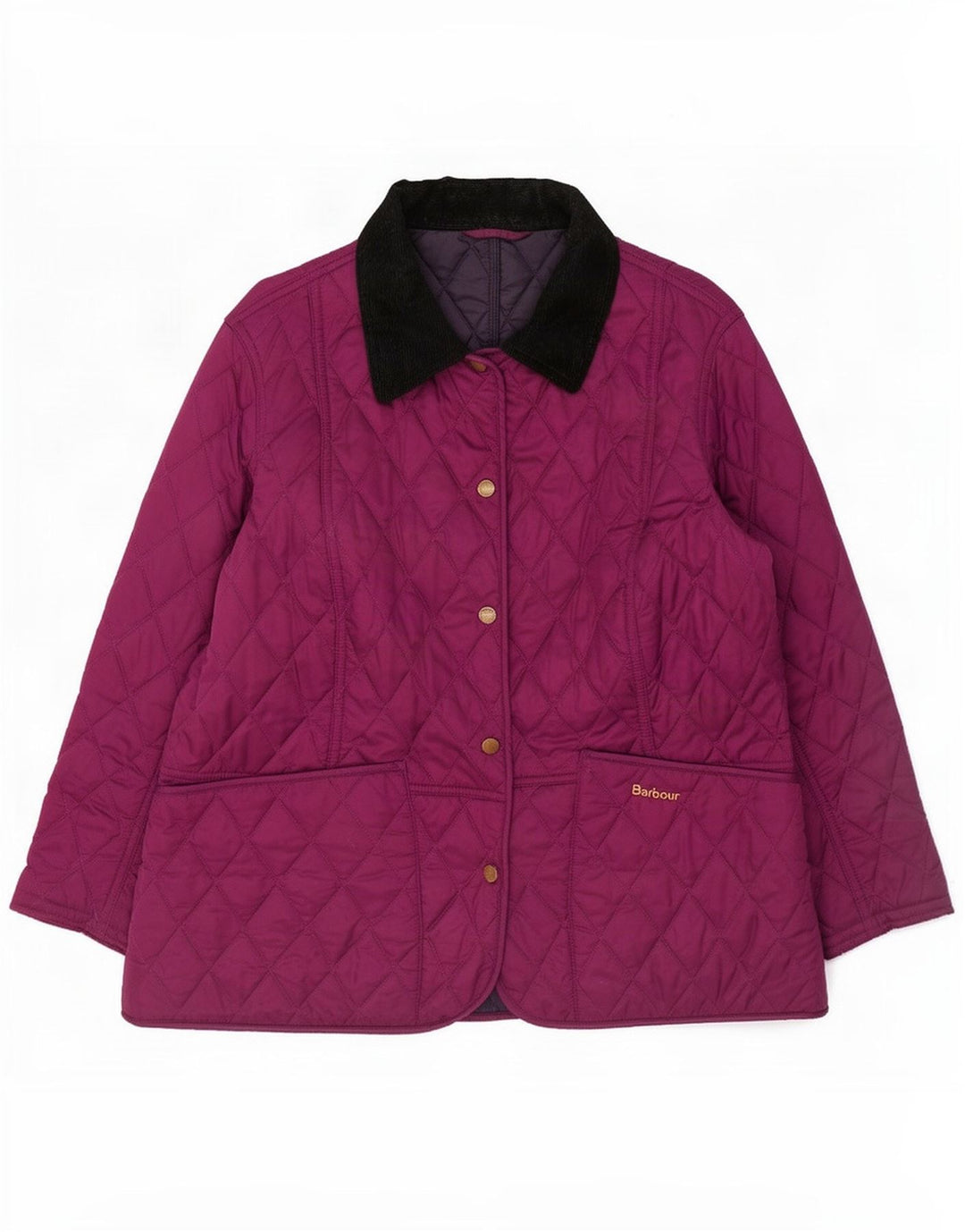 Γυναικείο καπιτονέ μπουφάν Barbour UK 16 Μεγάλο Μωβ Χρώμα Πολυαμίδιο