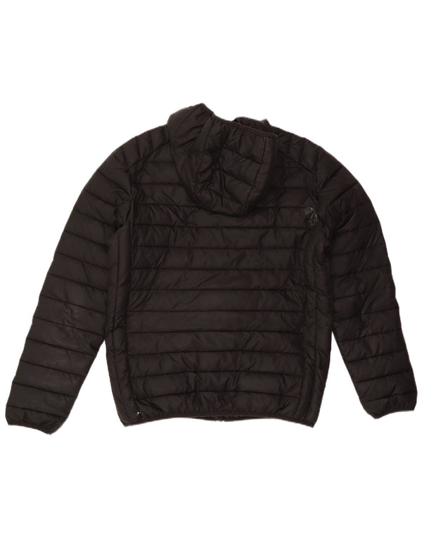 Ellesse Ανδρικό μπουφάν με κουκούλα με επένδυση UK 40 Large Black Polyester