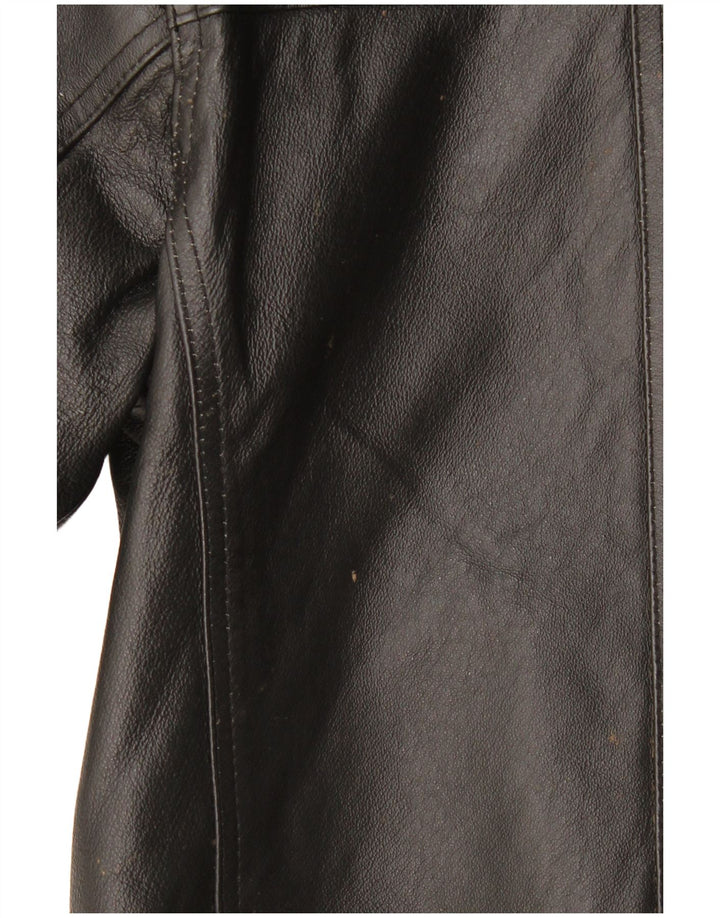 Δερμάτινο μπουφάν Ben Sherman Boys 9-10 Years Small Black Leather