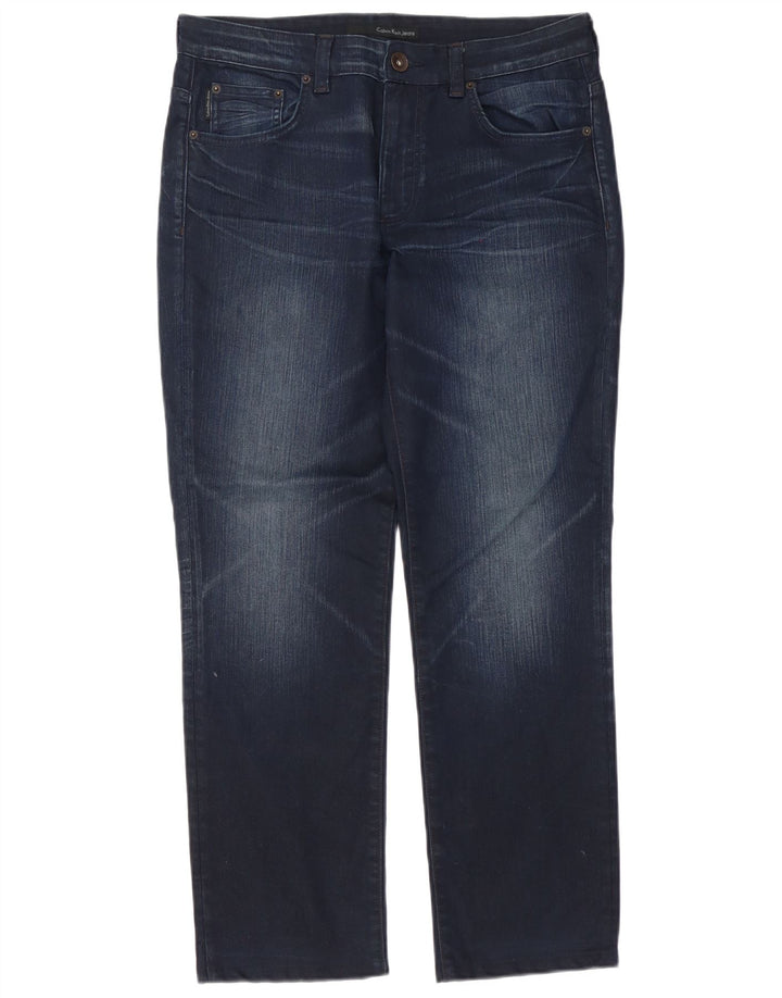 Ανδρικό τζιν Calvin Klein Regular Slim W32 L30 Blue