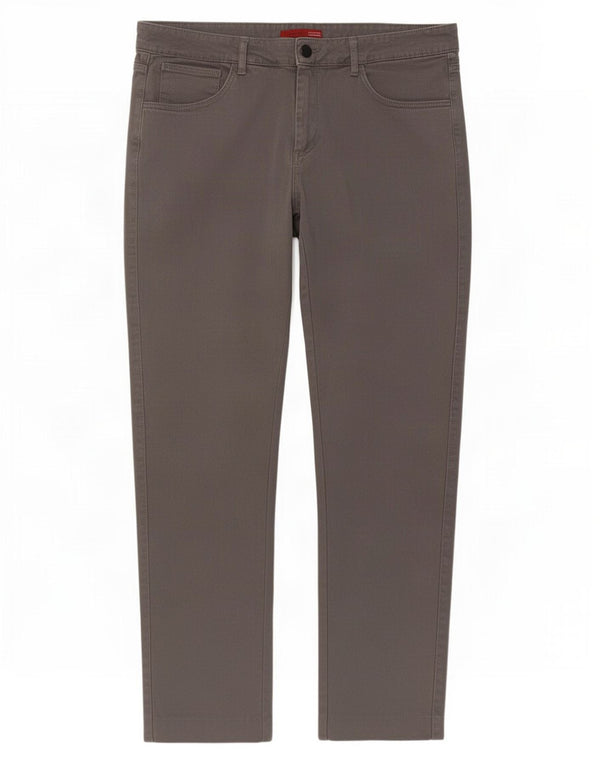 Zara Ανδρικό ίσιο καθημερινό παντελόνι EU 46 XL W36 L30 Γκρι βαμβακερό