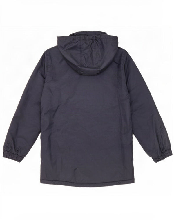 Παλτό Lotto Boys με κουκούλα με επένδυση 9-10 ετών Small Navy Blue Nylon